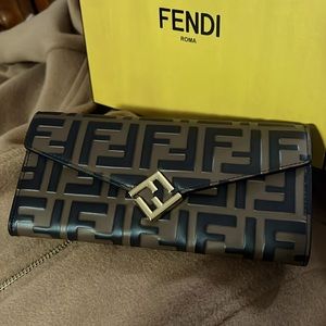 Authentic Brand New Fendi continental wallet